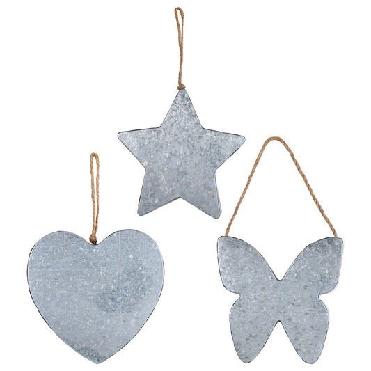 Crafter's Square Galvanized Metal Hanging Icons, 5.625x5.625x1 in. (Pack of 24)