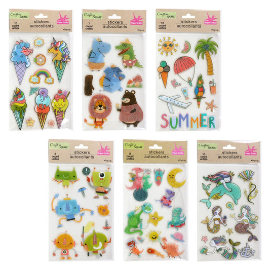Crafter's Square Handmade Stickers, 8.25x5.625-in. Sheets (Pack of 36)