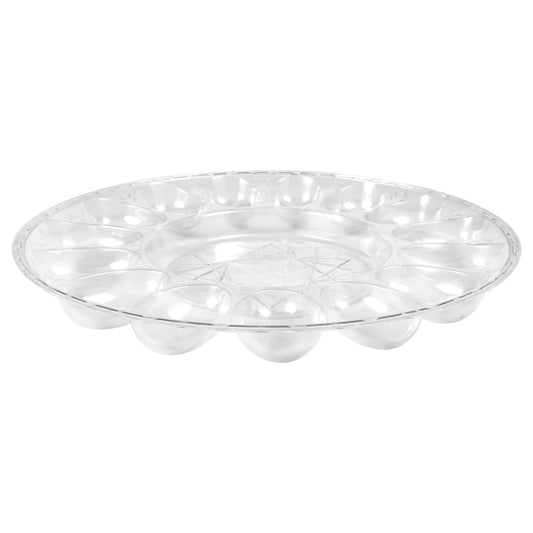 Caterer's Corner Clear Plastic Devilled Egg Trays, 1.25x12 in. (Pack of 4)