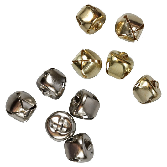 Crafter's Square Gold & Silver Bells, 40-ct. Packs (Pack of 24)