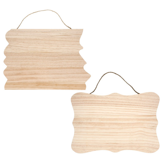 Crafter's Square Wood Hanging Plaque (Pack of 10)