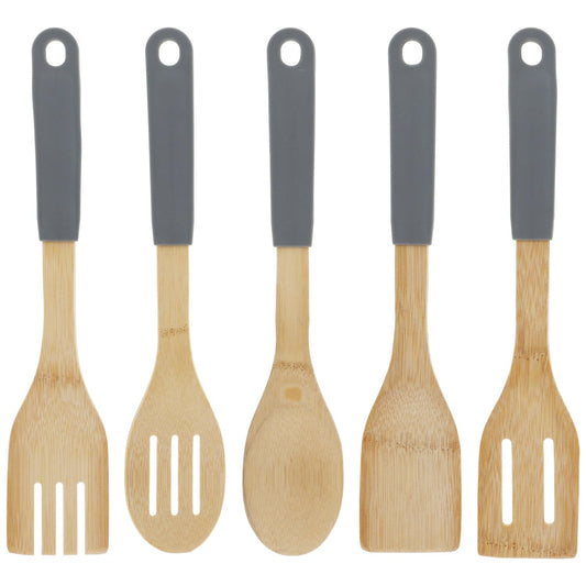 Cooking Concepts Bamboo tools with Soft Grips, 5 ct. (Pack of 24)