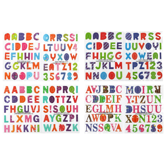 Crafter's Square Puffy Alphabet Stickers, 56-ct. Packs (Pack of 24)