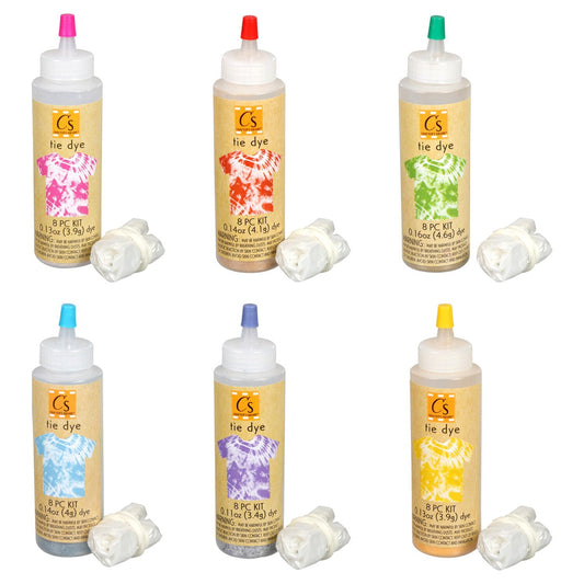Crafter's Square Tie-Dye Kits (Pack of 36)