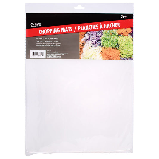 Cooking Concepts Flexible Chopping Mats, 2-ct. Packs (Pack of 4)