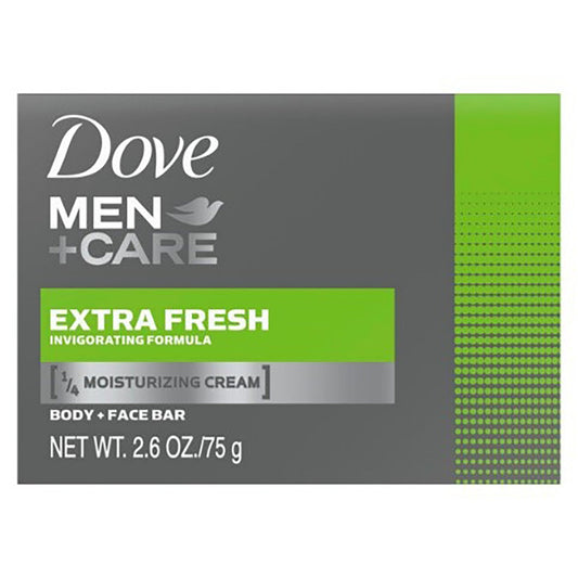 Dove Men+Care Extra Fresh Body Bars, 3.17-oz. (Pack of 48)