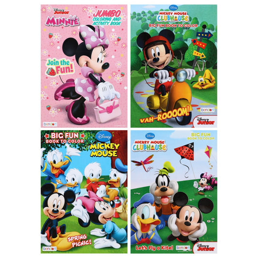 Disney Big Fun Coloring and Activity Books, 96 Pages (Pack of 20)