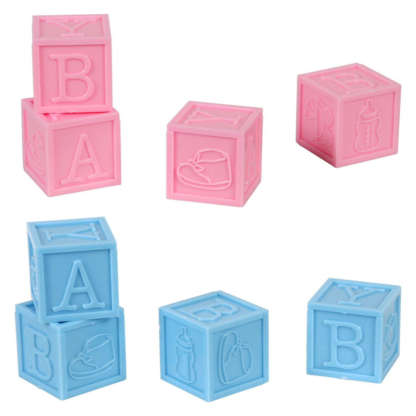 Large Blue & Pink Baby Shower Favors (Pack of 24)