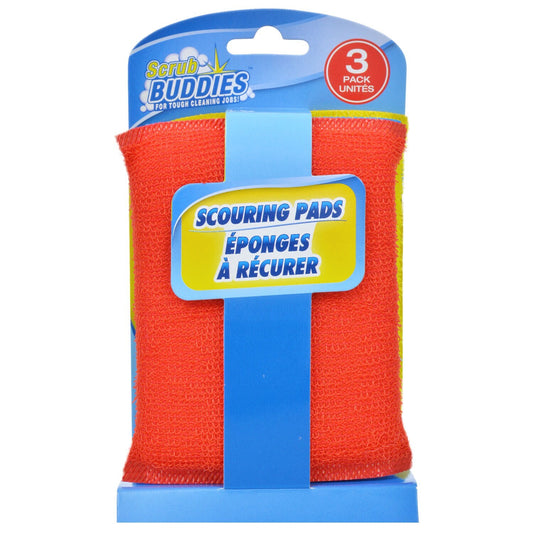 Scrub Buddies Colorful Scrubbing Pads, 3-ct. Packs (Pack of 48)