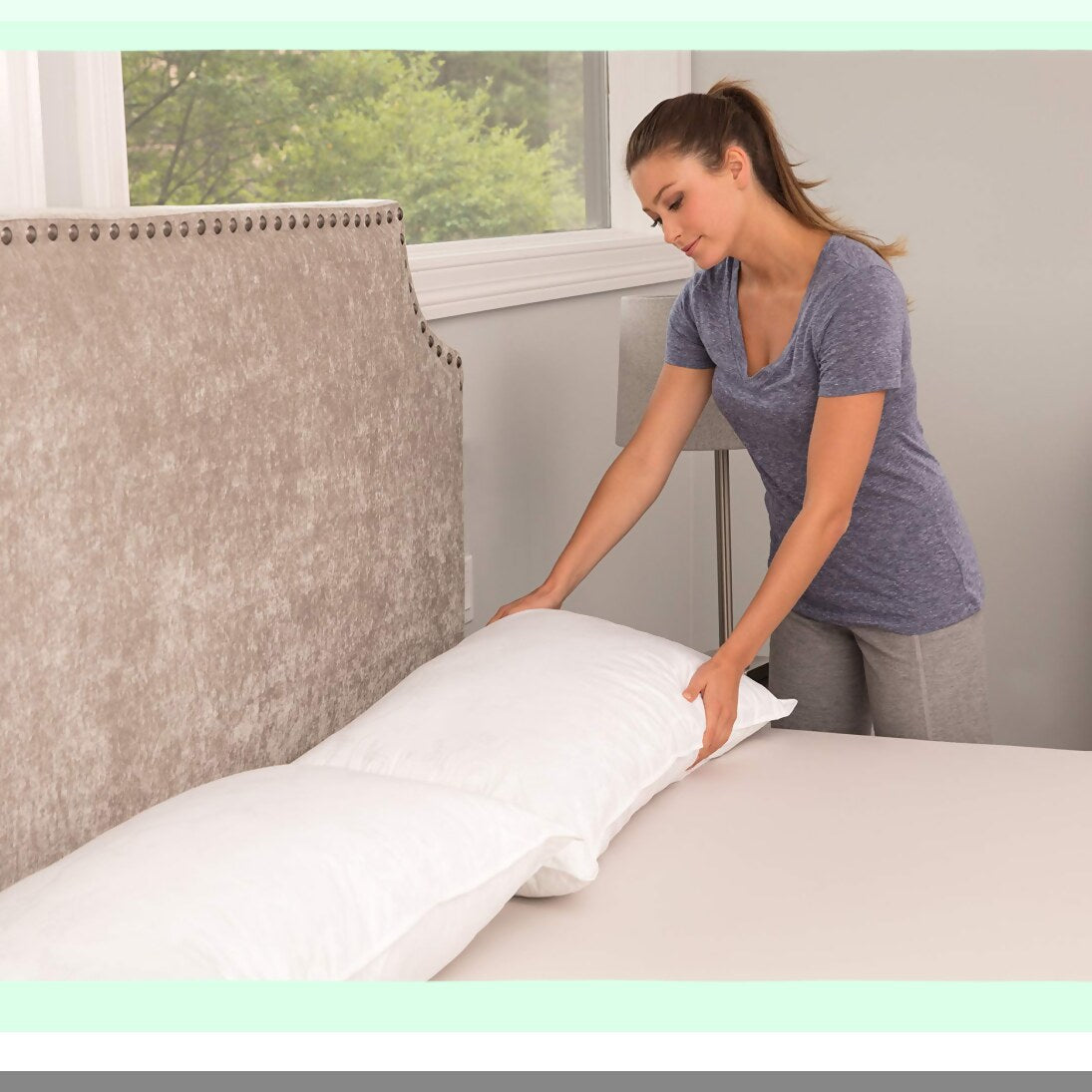 Supreme Cloud Comfort Pillows - Set of 2 | Hotel Quality Luxury Bed Pillows | Plush White Pillows for Dreamy Sleep Experience