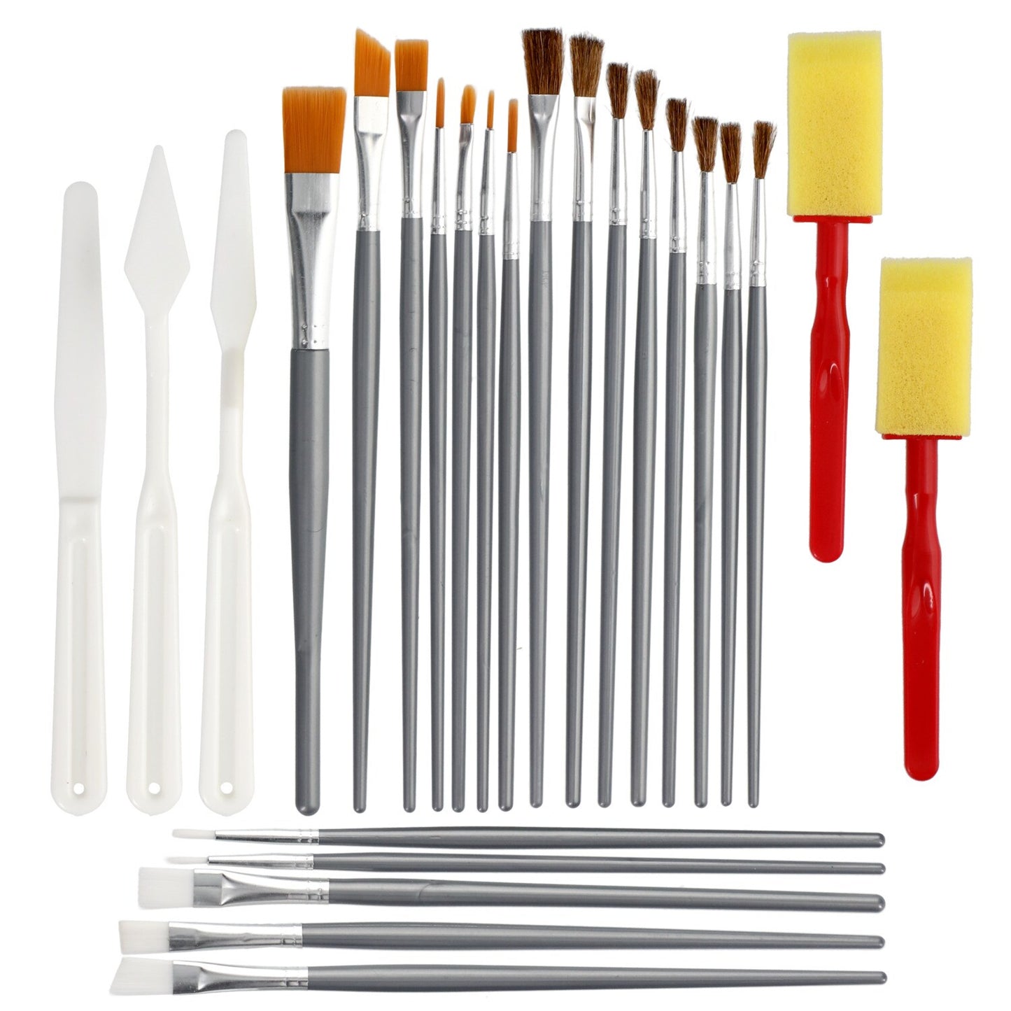 Assorted Artist Paint Brushes, 25-ct. (Pack of 12)