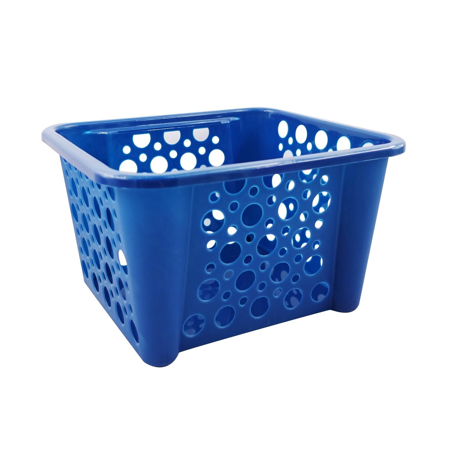 Colorful Stackable Plastic Baskets, 9.75x8.75x6 in. (Pack of 30)