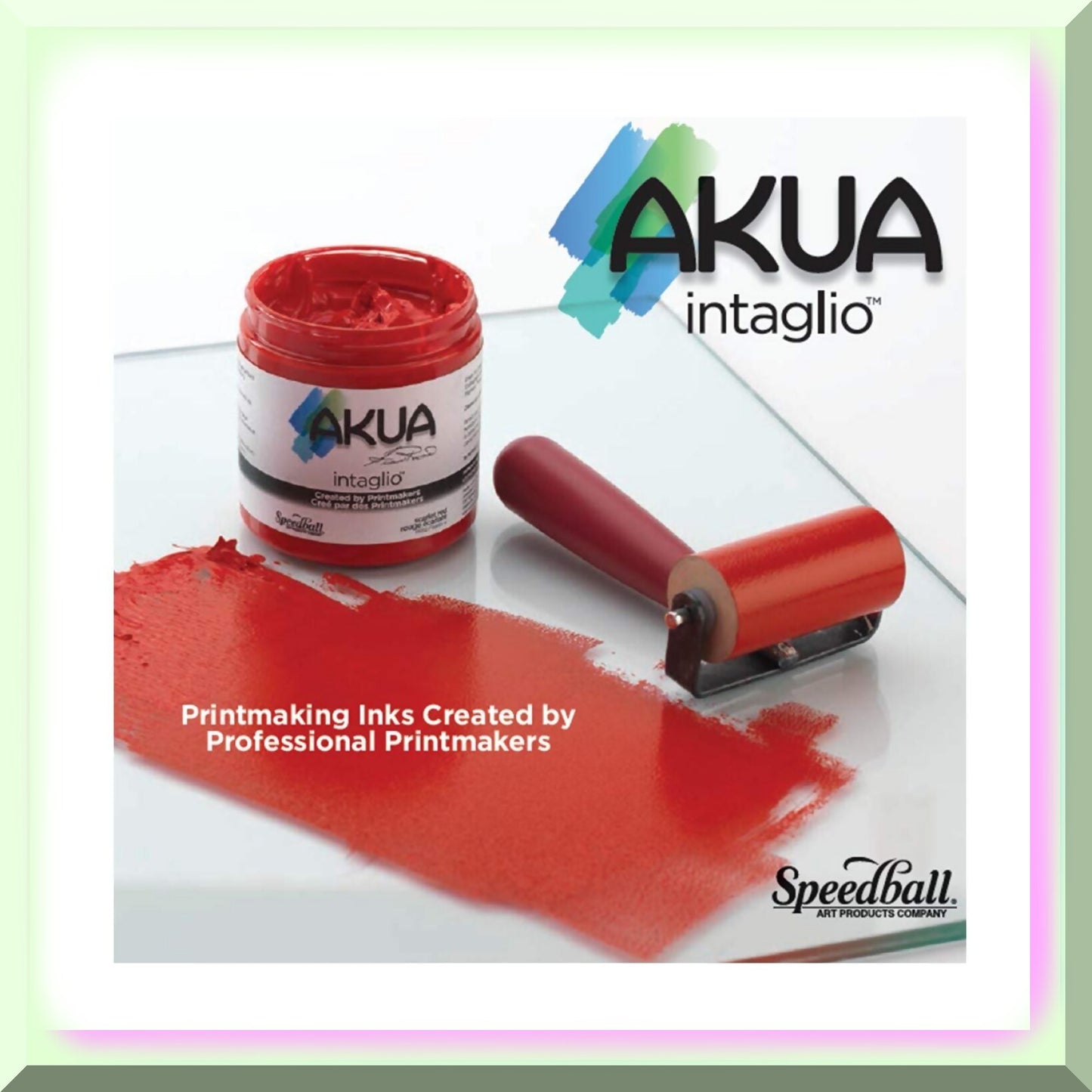 Vibrant Water-Based Black Ink 16oz for Printmaking