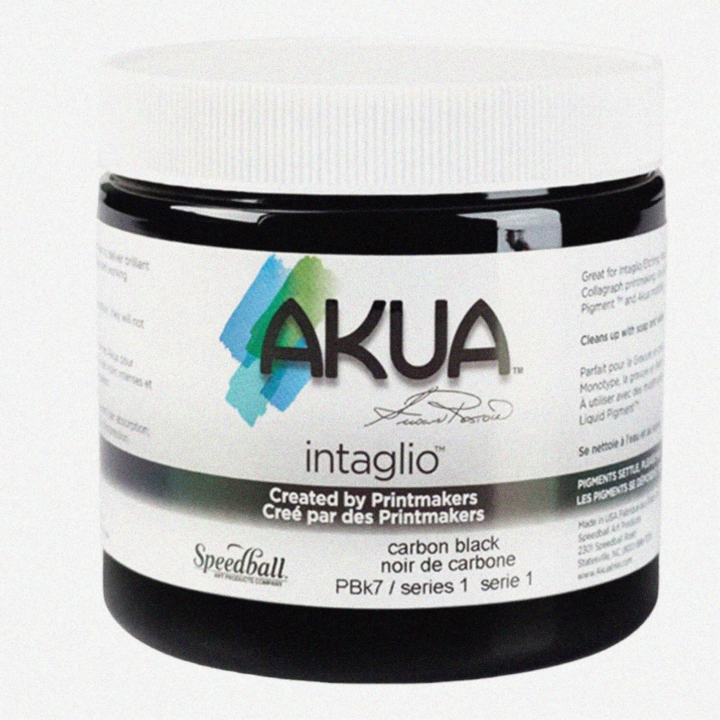 Vibrant Water-Based Black Ink 16oz for Printmaking