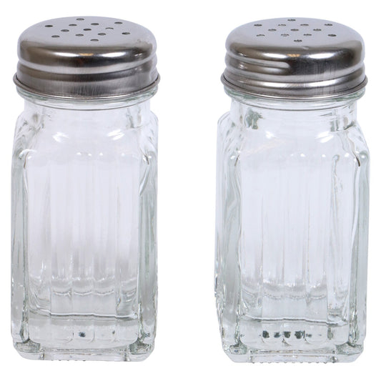Cooking Concepts Clear Glass Salt and Pepper Shakers, 2-ct. Sets (Pack of 4)