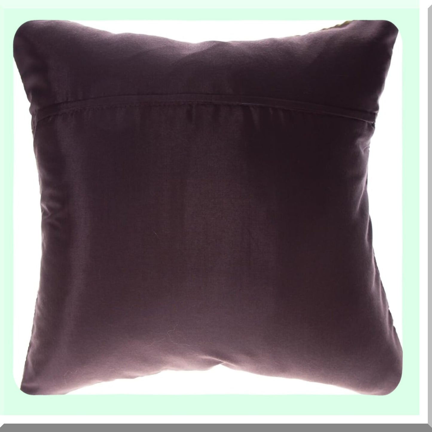 Elephant Sun Decorative Pillow Cover - Sofa Couch Chair Bed Cushion Case - 16x16 Inch - Brown - Back Zipper - Insert Not Included