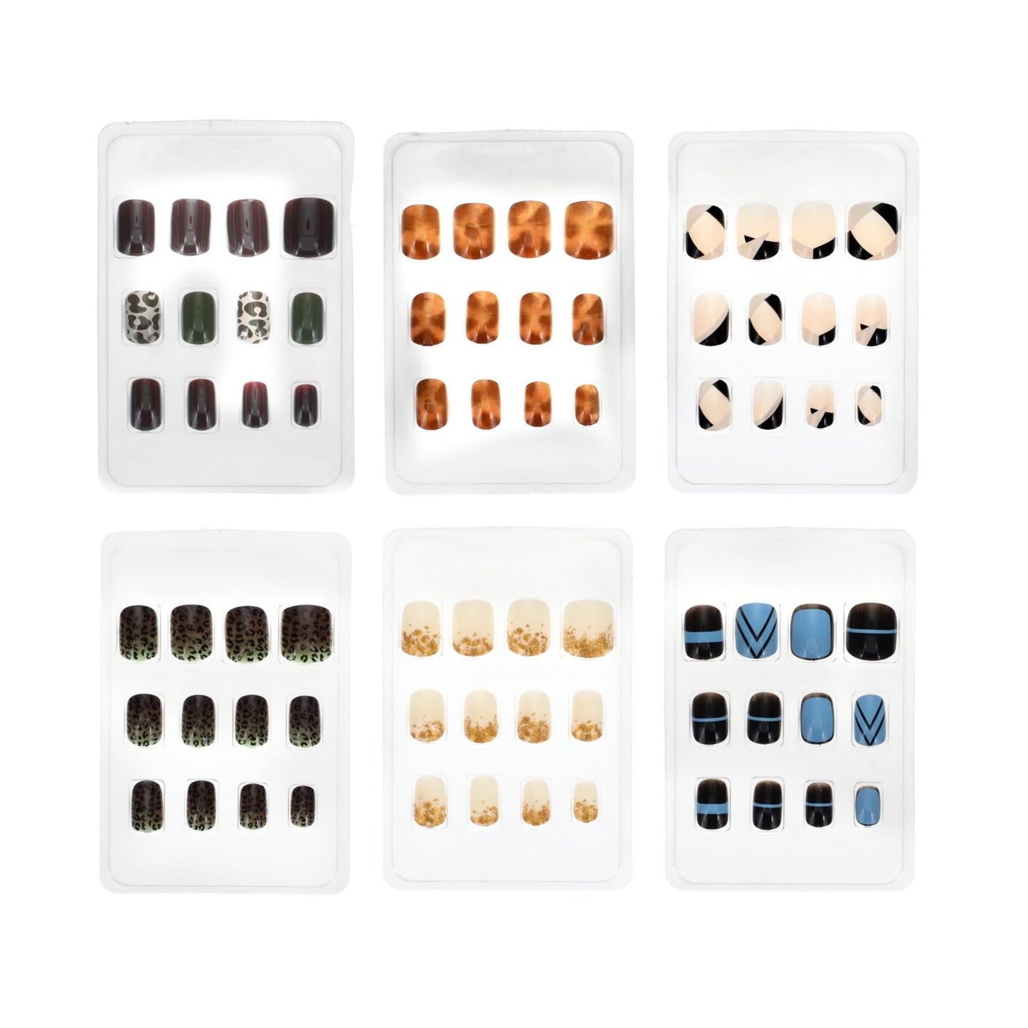Sevenail Fashion Rounded Acrylic Nails, 12-ct. Packs (Pack of 36)