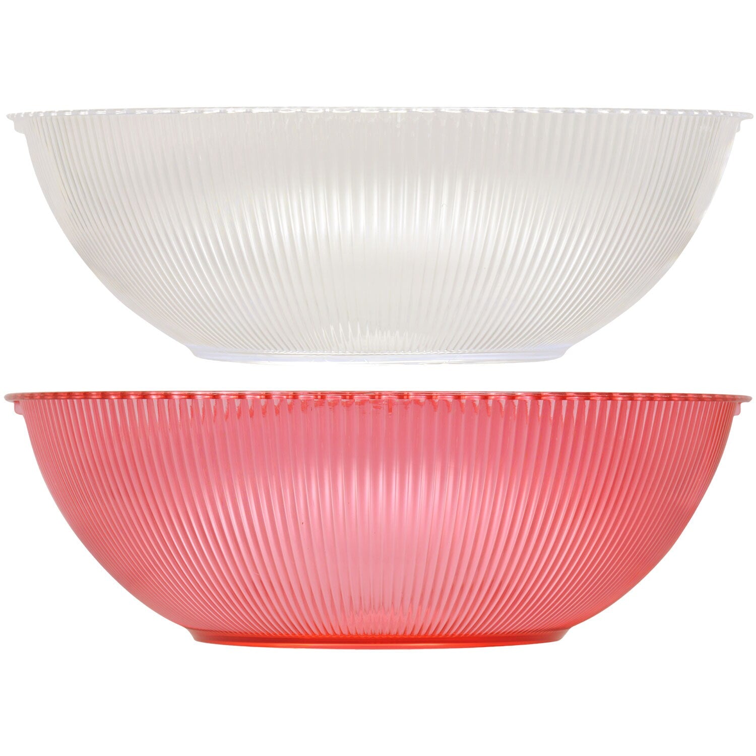 Translucent Plastic Serving Bowls, 10.5 in. (Pack of 36)