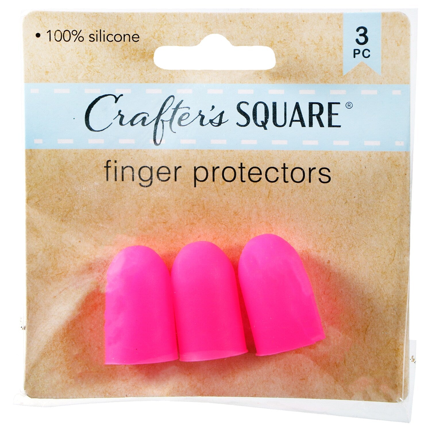 Crafter's Square Silicone Finger Protectors, 3-ct. Packs (Pack of 36)