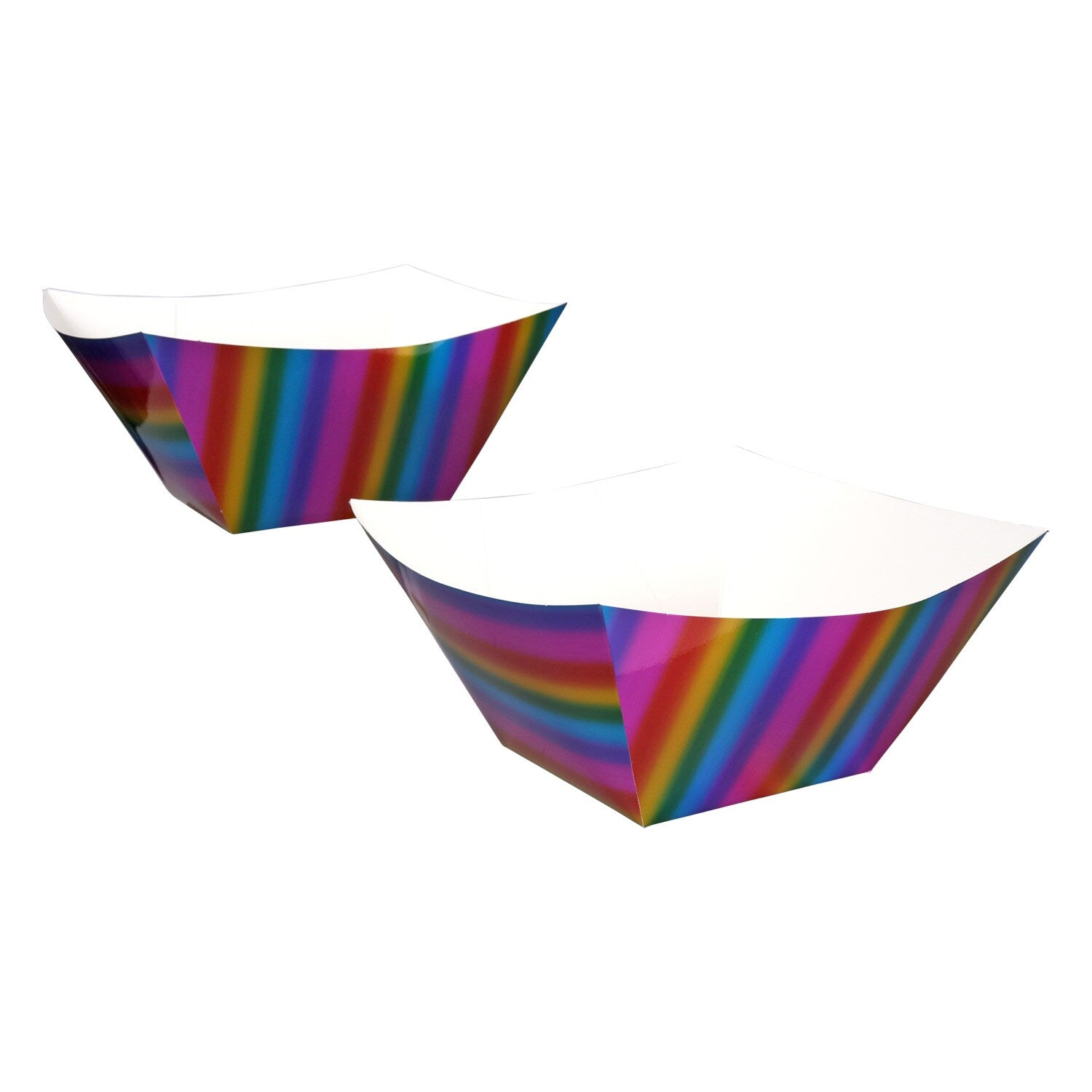 Large Flat Colorful Paper Bowls, 2-ct. Packs (Pack of 36)