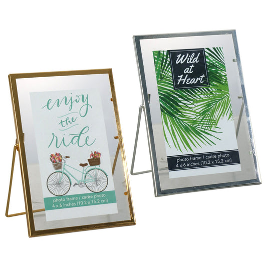 Floating Metal Frames, 4x6 in. (Pack of 12)