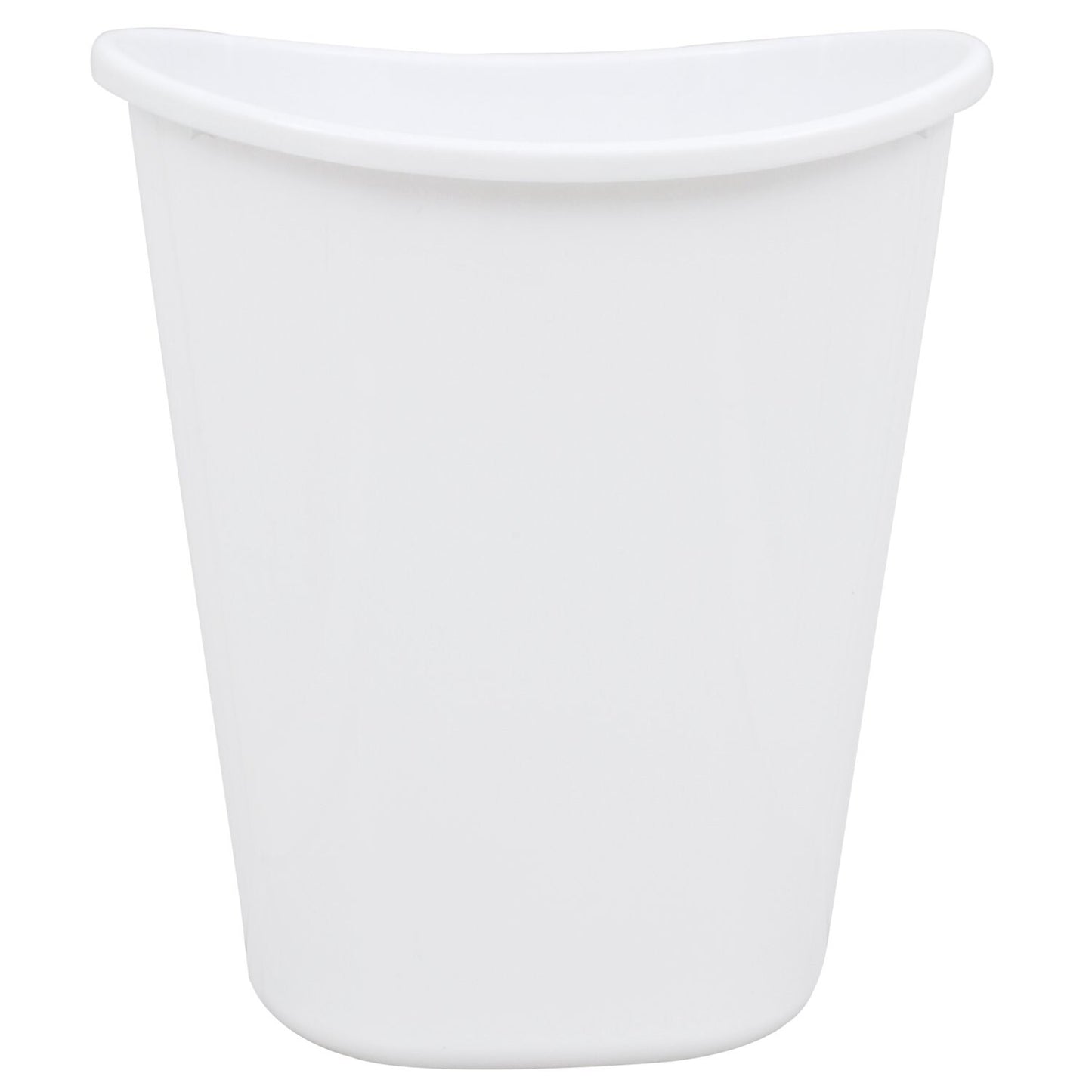 Essentials White Plastic Wastebaskets, 7 Qt. (Pack of 36)