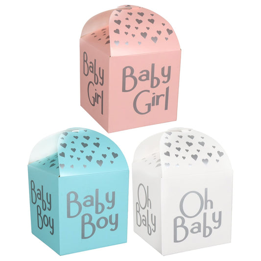 Baby Favor Boxes, 5-ct. Packs, 3.0x3.0x3.0 in. (Pack of 36)