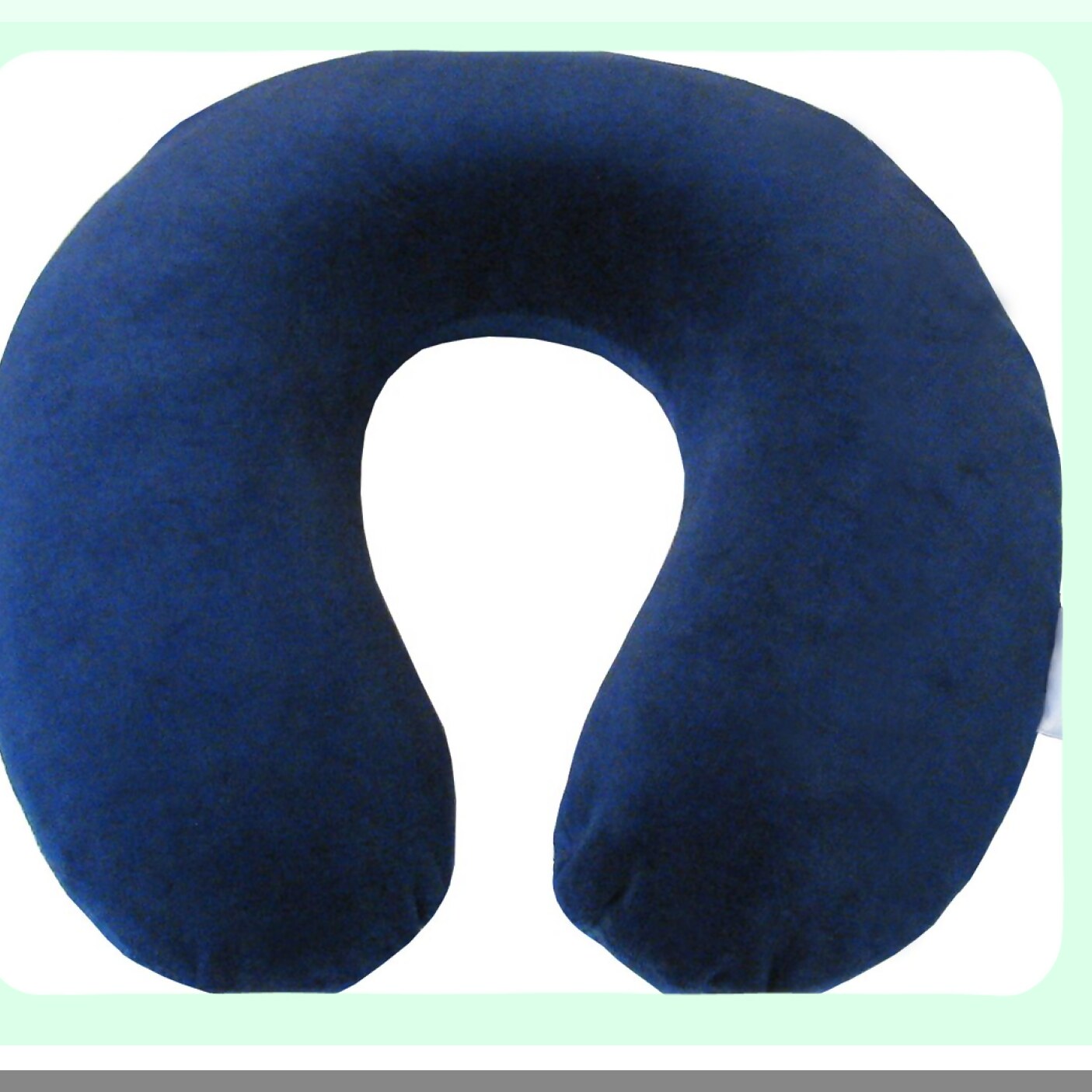 ComfortMax Memory Foam Neck Pillow - Adjustable Thickness for Ultimate Comfort - Dark Blue