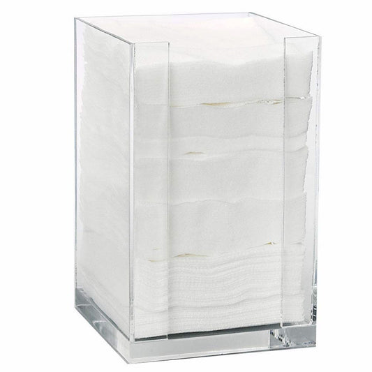 Square Acrylic Cotton Pad Dispenser