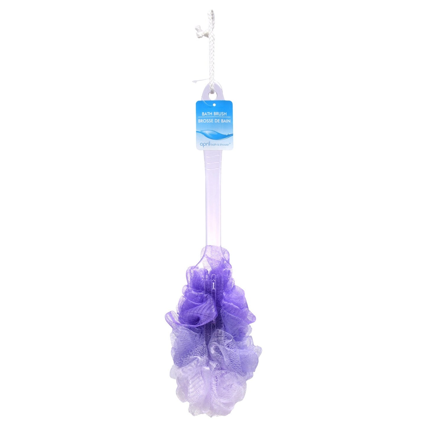 April Bath & Shower Bath Brushes with Handles, 17.5 in. (Pack of 48)