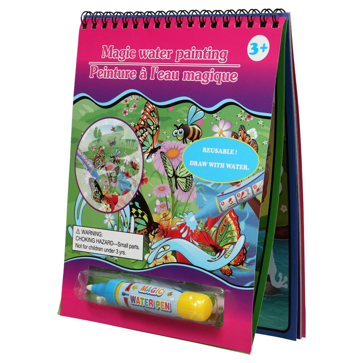 Reusable Magic Water Painting Books for Kids (Pack of 24)