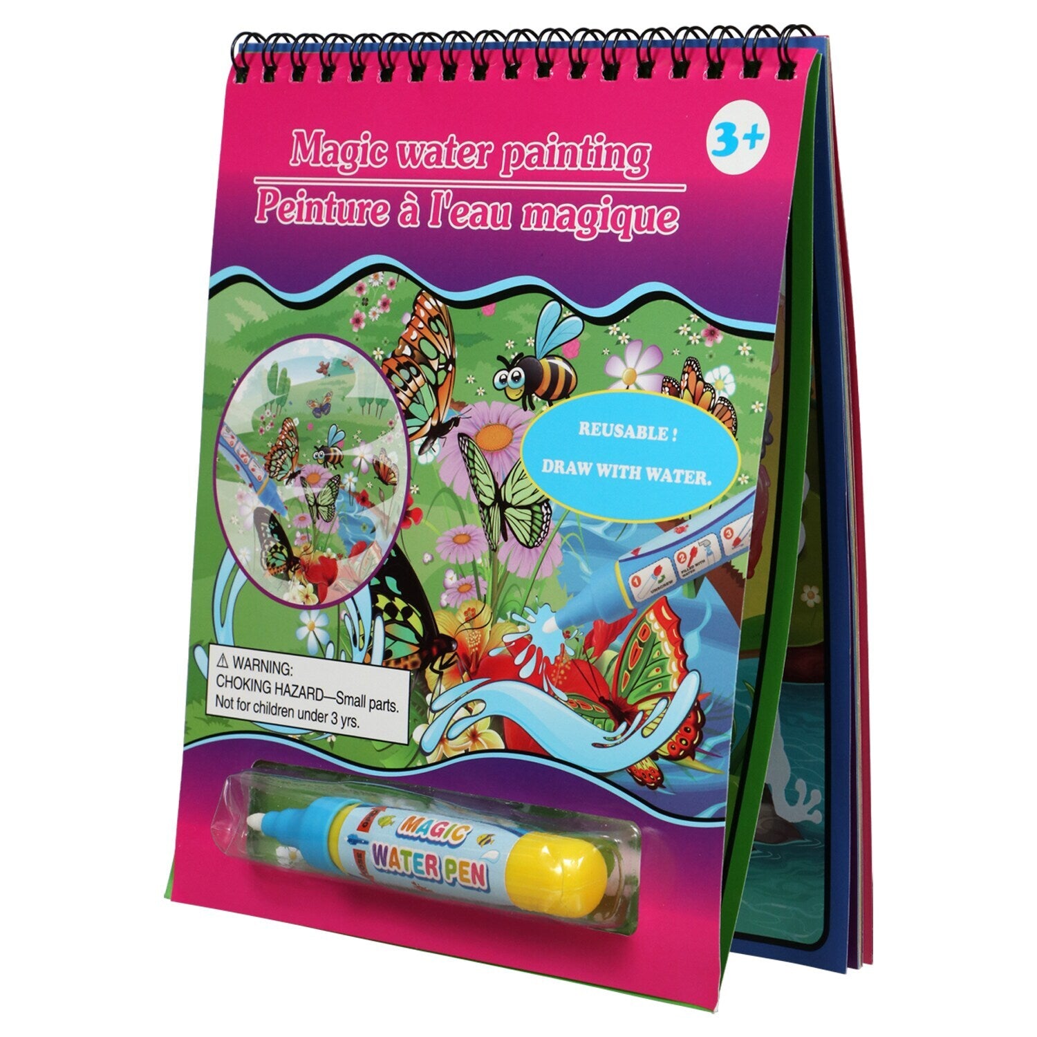 Reusable Magic Water Painting Books for Kids (Pack of 24)