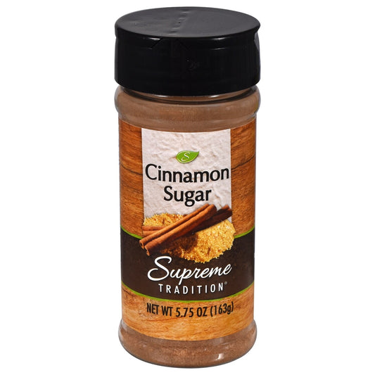 Supreme Tradition Cinnamon Sugar, 5.75-oz. Bottles (Pack of 12)