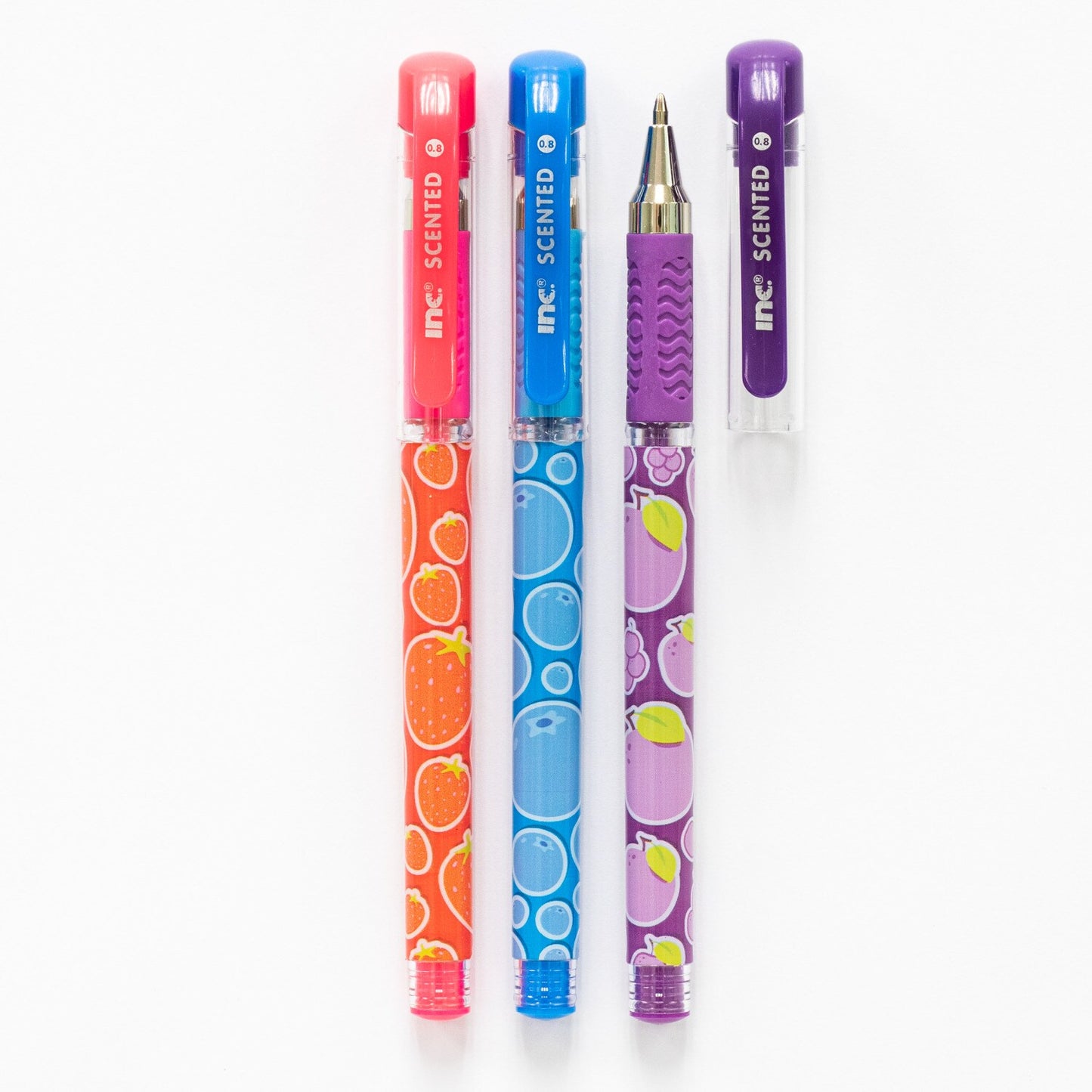 Inc. Fruit Scented Gel Pens, 3-ct. Packs (Pack of 36)