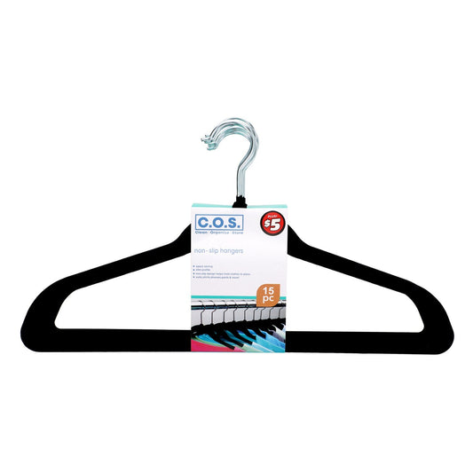 Velvet Non-Slip Clothing Hangers, 15-ct. (Pack of 10)