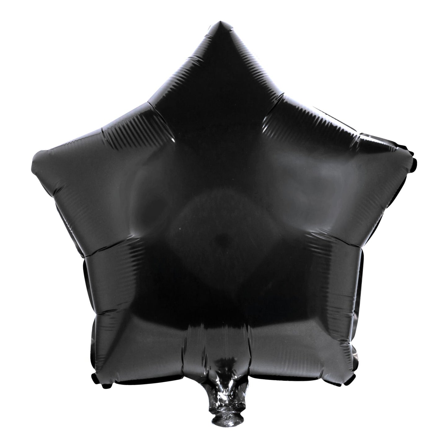 Black Star-Shaped Foil Balloons, 18-in. (Pack of 5)
