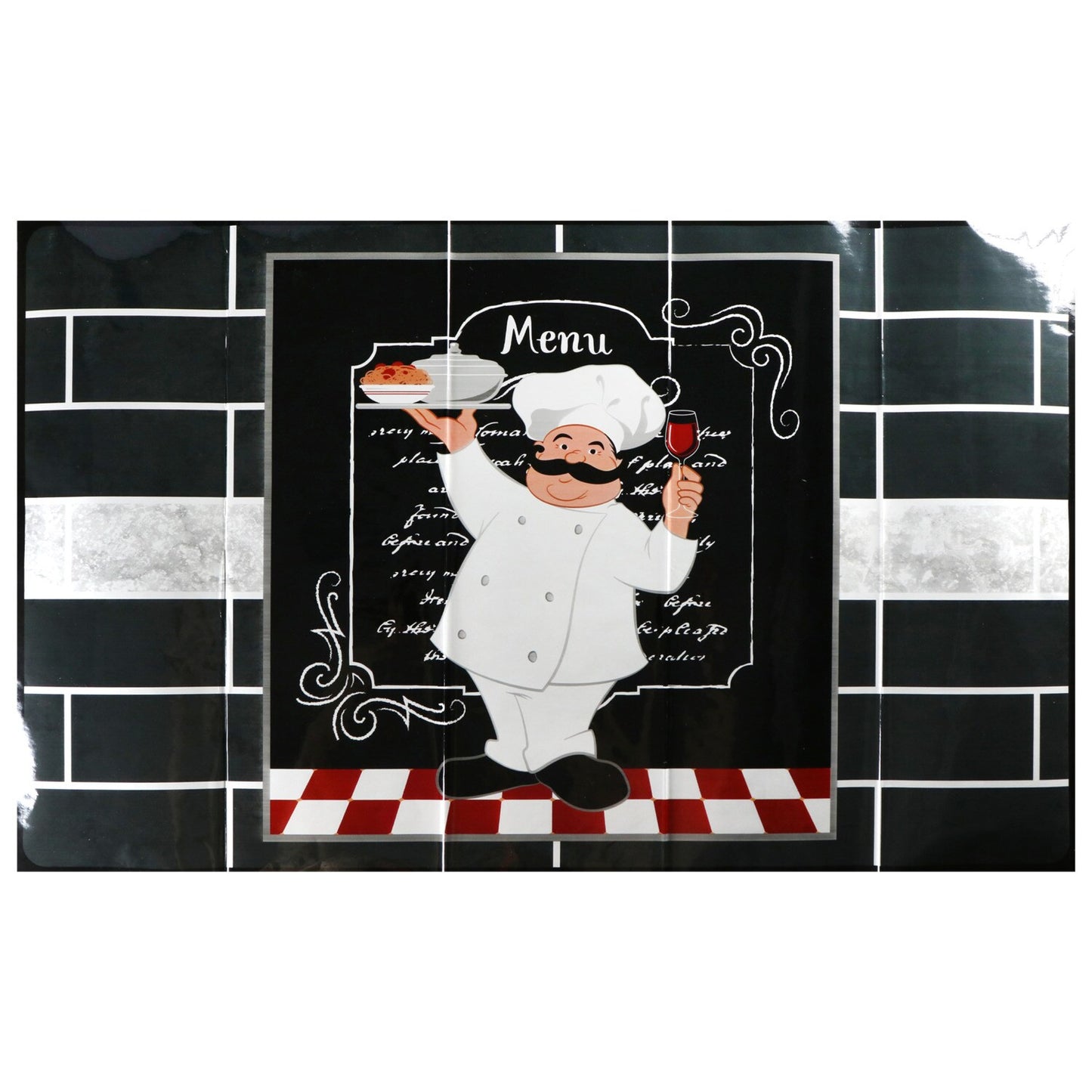 Cooking Concepts Backsplash Wall Stickers, 17.75x29.5 in. (Pack of 48)