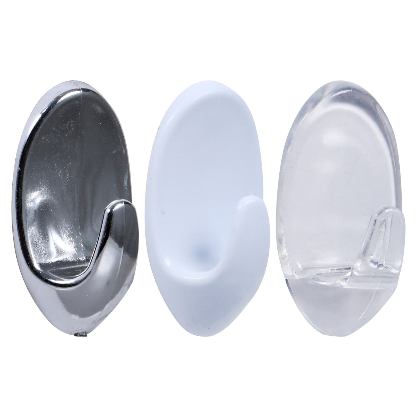 Self-Adhesive Plastic Hooks, 4-ct. Packs (Pack of 36)