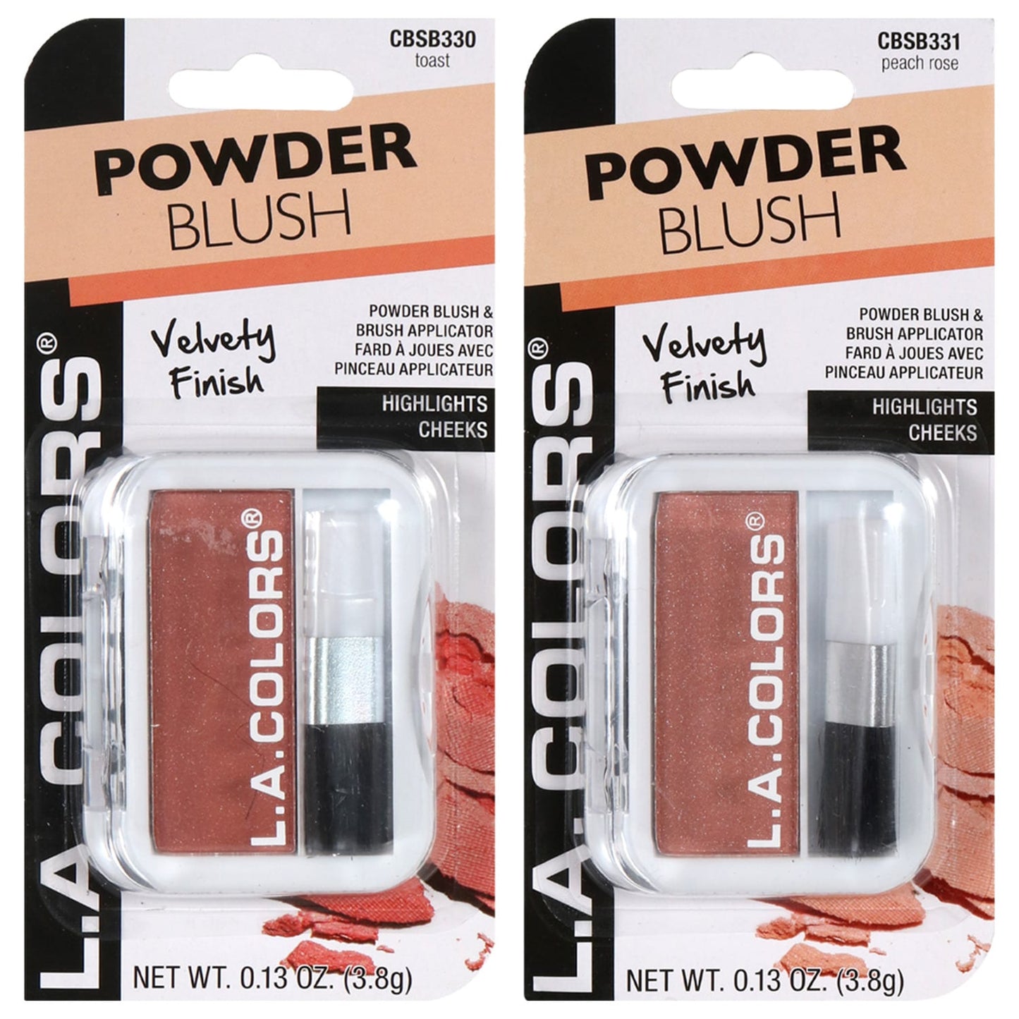 L.A. Colors Expressions Bronzers and Blushes (Pack of 36)