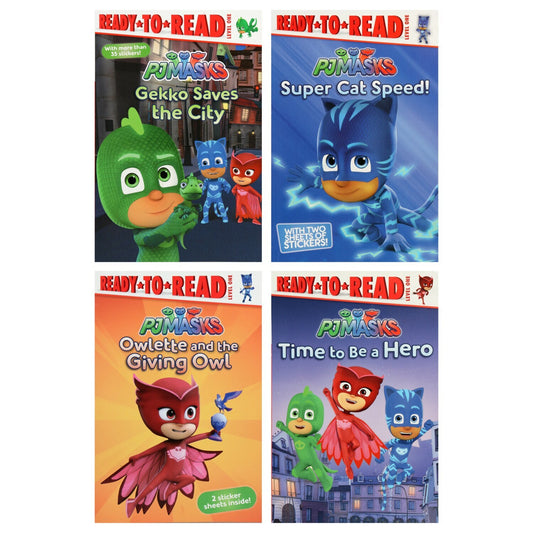 PJ Masks Ready To Read Level 2 Storybooks, 9x6-in. (Pack of 24)