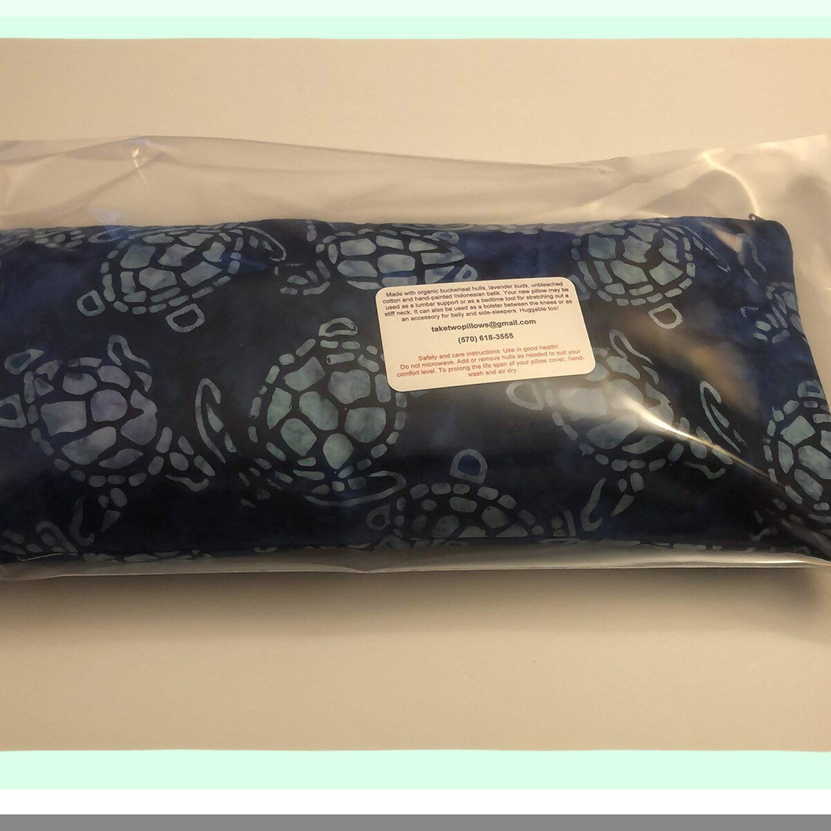 Lavender Bliss Support Pillow - Buckwheat Hulls - Natural Sleep Aid - Relaxing Aromatherapy - Orthopedic Design - 16 x 6 x 4 - Pill-Free Solution