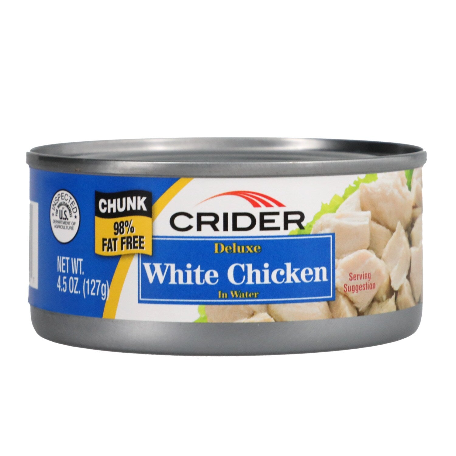 Crider Canned White Chicken, 4.5 oz. (Pack of 24)
