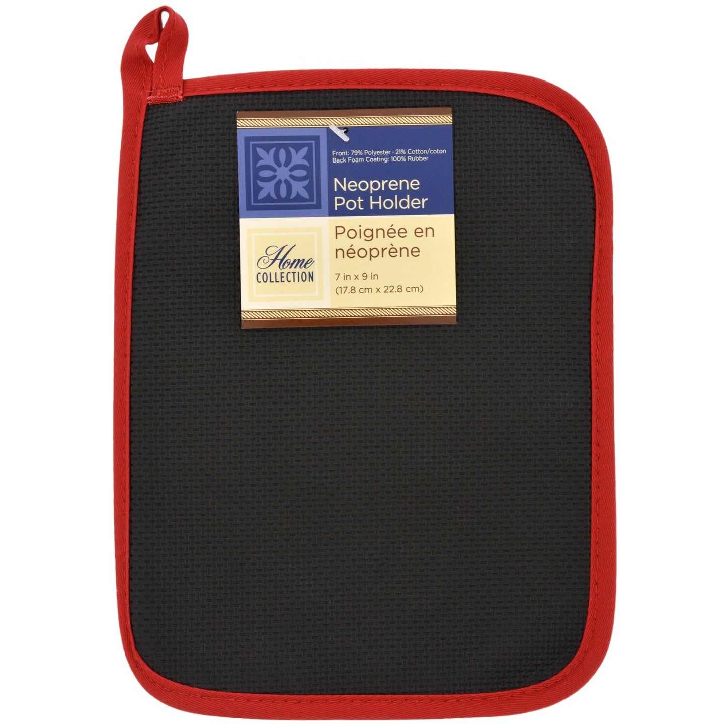 Home Collection Red Polyester/Rubber Oven Mitts (Pack of 24)