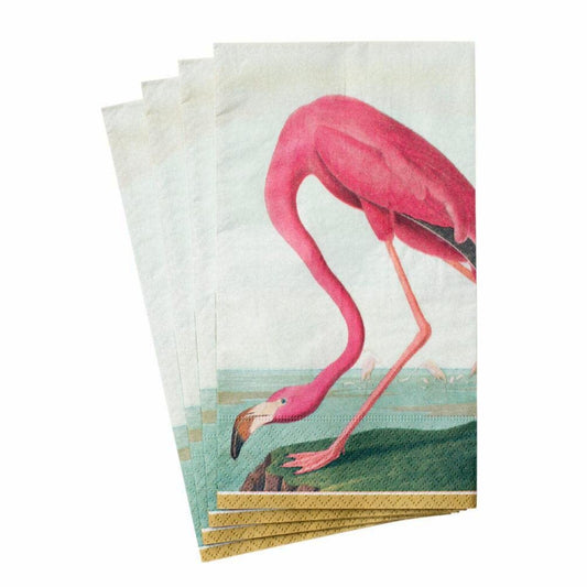 Pink Bird Paper Guest Towel Napkins 15 Pack