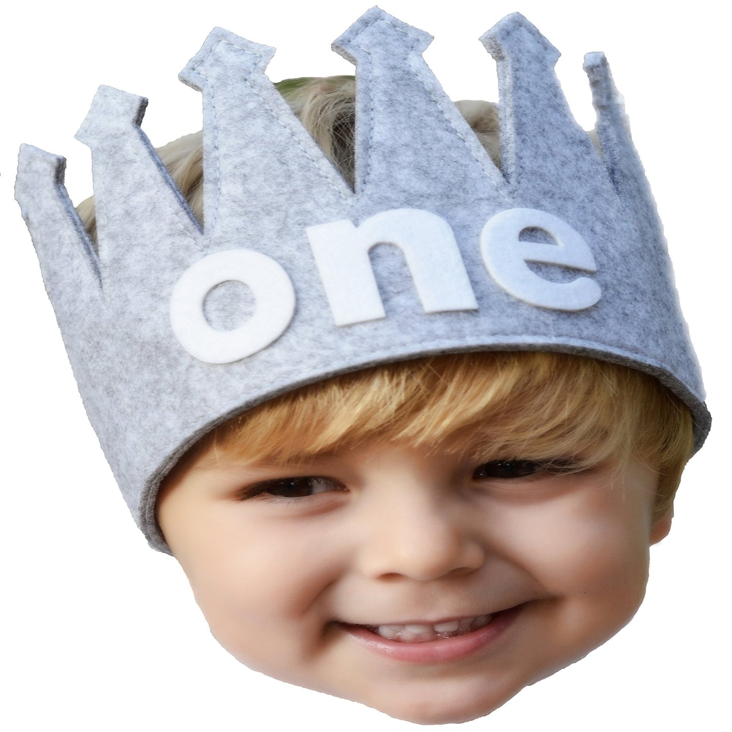 Baby Boy First Birthday Crown for Photos and Parties