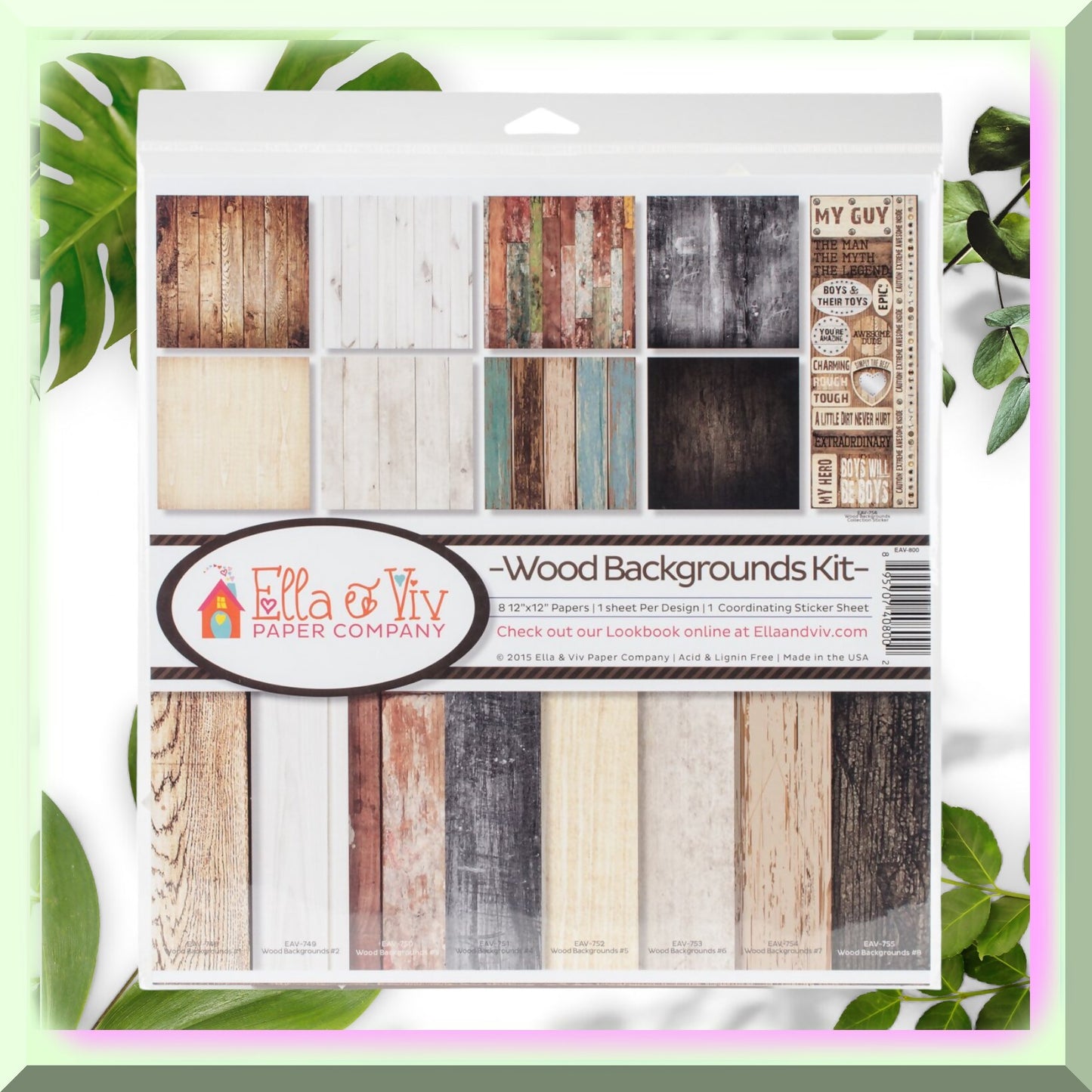 EAV-800 Woodland Memories Scrapbook Set 12x12