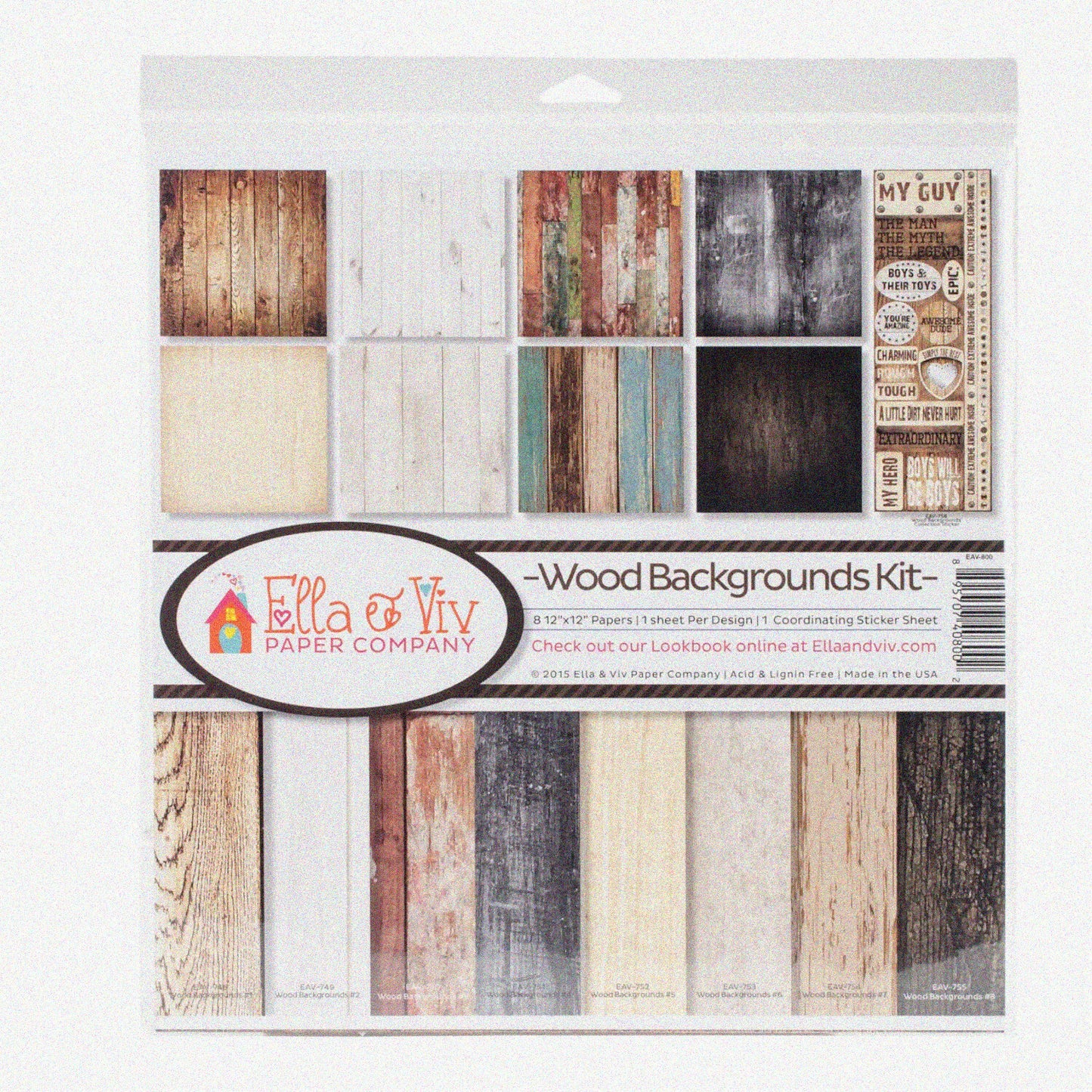 EAV-800 Woodland Memories Scrapbook Set 12x12