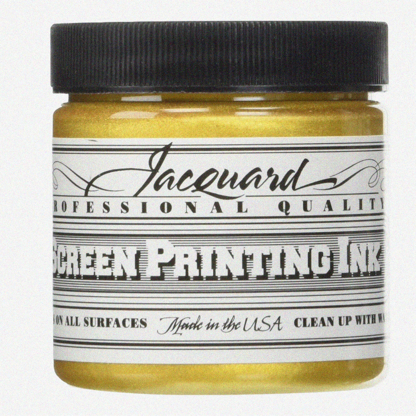 Water-Soluble Screen Print Ink 4oz Solar Gold