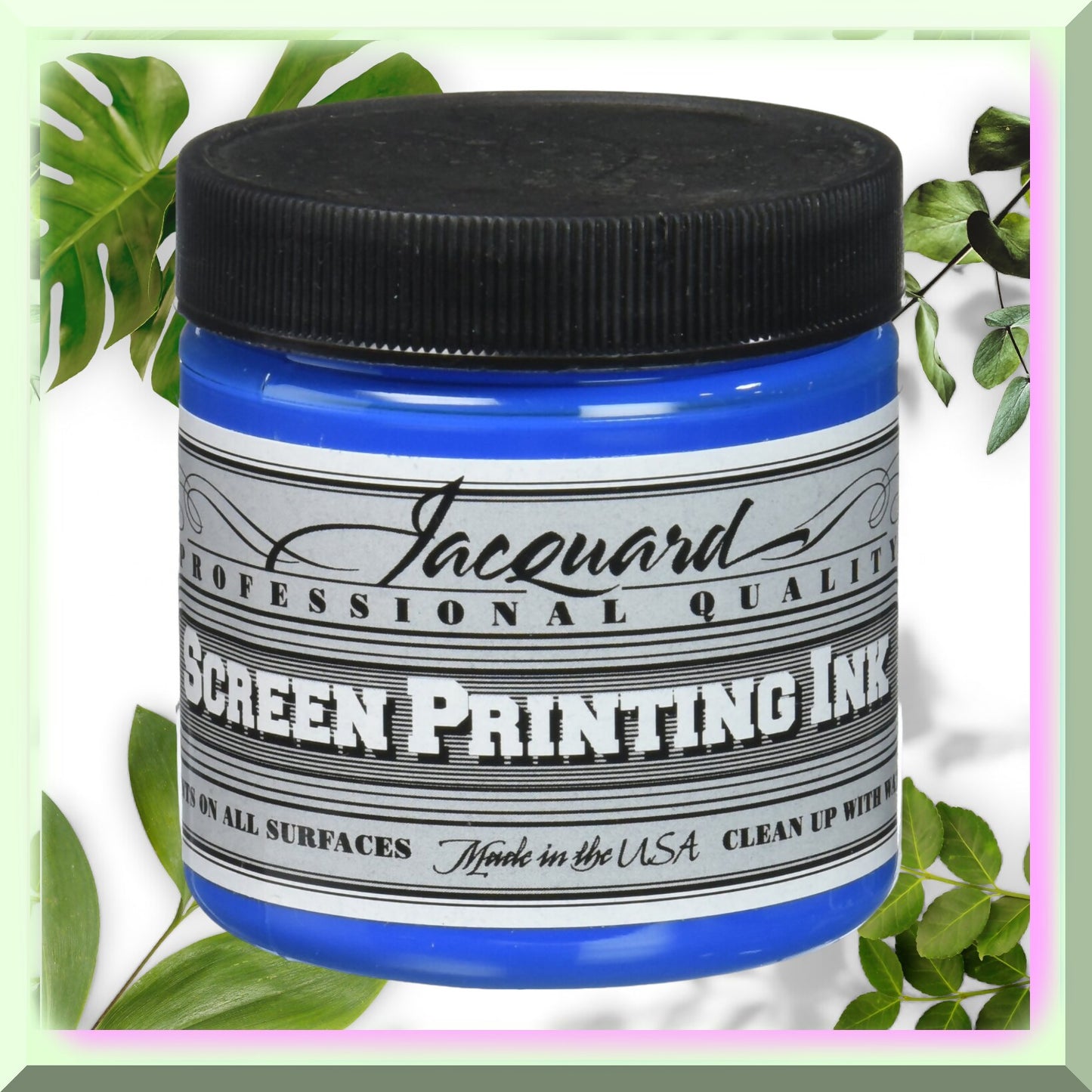 AquaPrint Pro Blue Water-Soluble Screen Ink 4oz