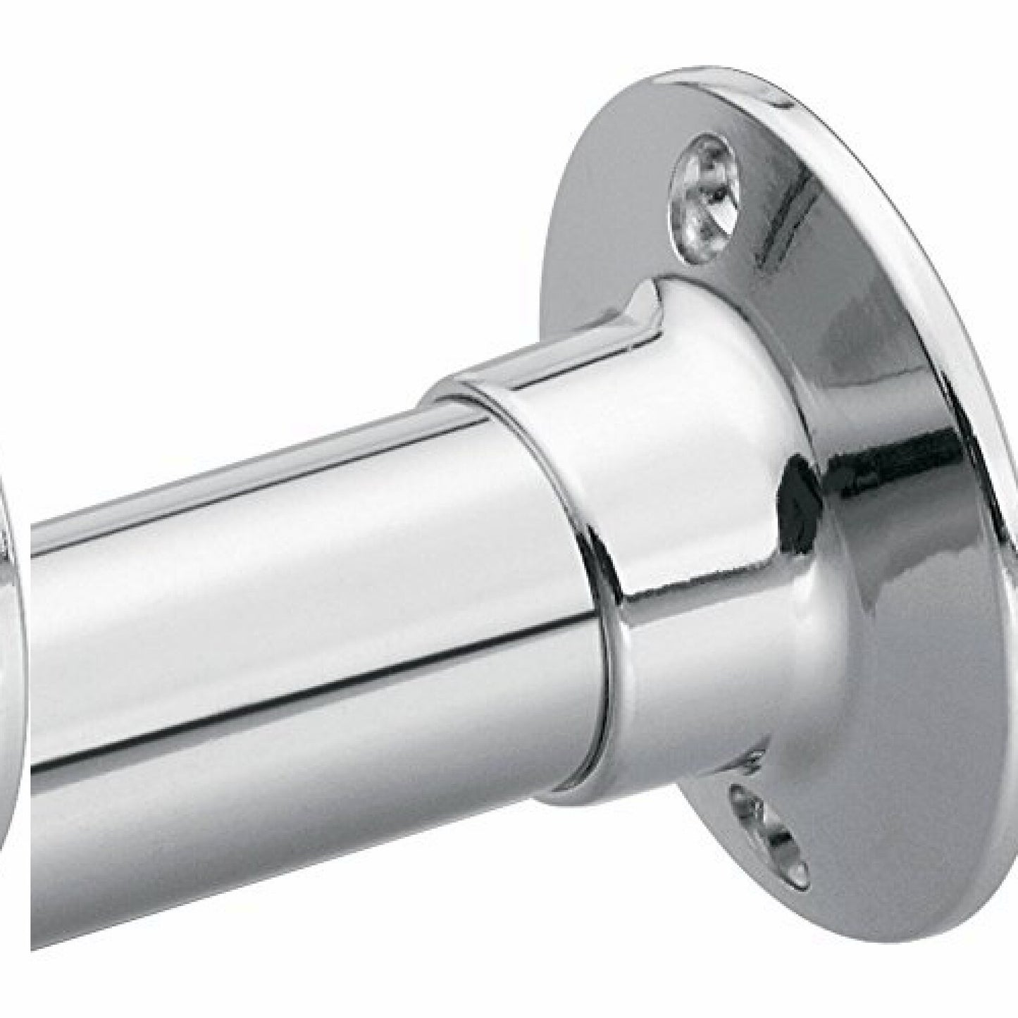 63-F Commercial Shower Rod Flange Set Small Chrome